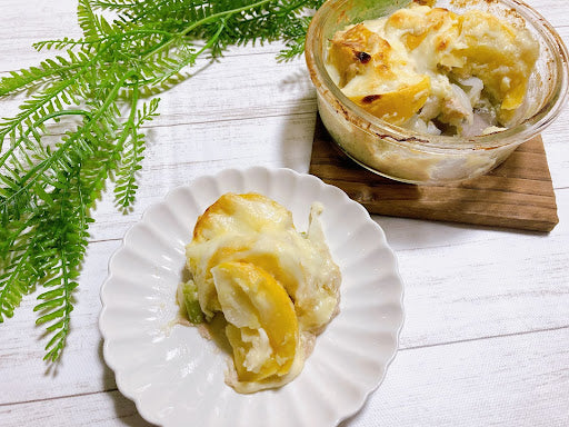 【黄金かぶ】レンジで15分!簡単グラタン
