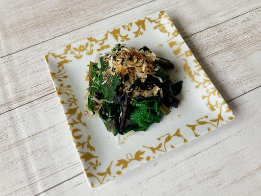 【スイスチャード】5分で簡単!スイスチャードの塩昆布和え