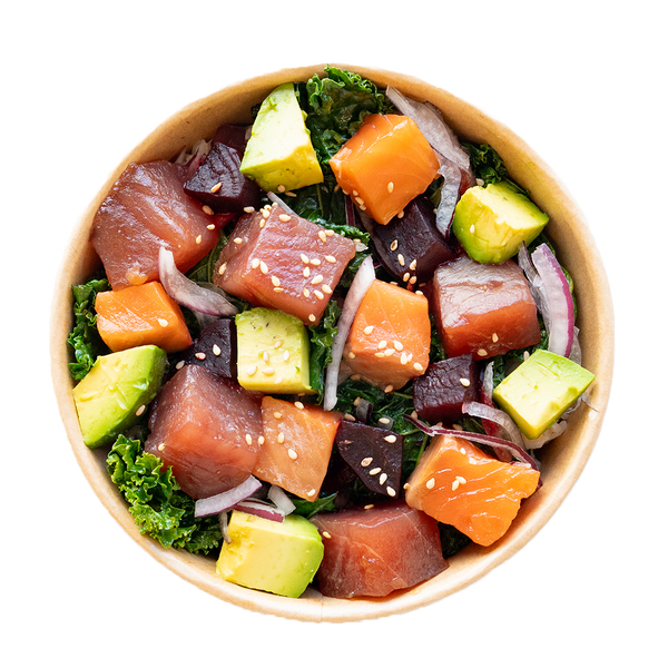 雑穀米と海鮮＆アボカドのライスボウル